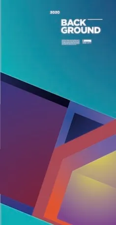 炫彩几何图形背景 几何艺术设计eps,ai矢量模版下载