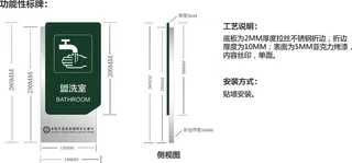 导视牌标识牌指示牌指引牌