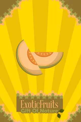 自然风景动物植物扁平矢量插画