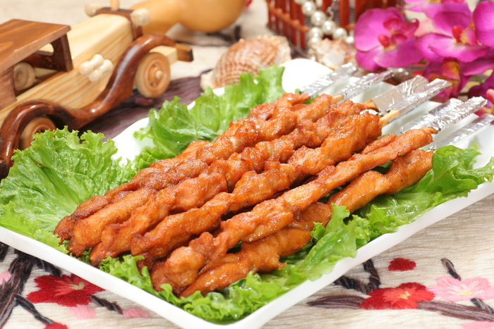 香炸兔串  26元