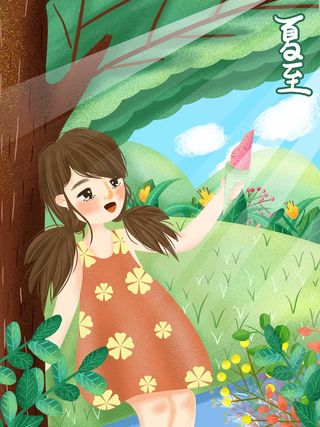 夏至 夏至宣传营销海报