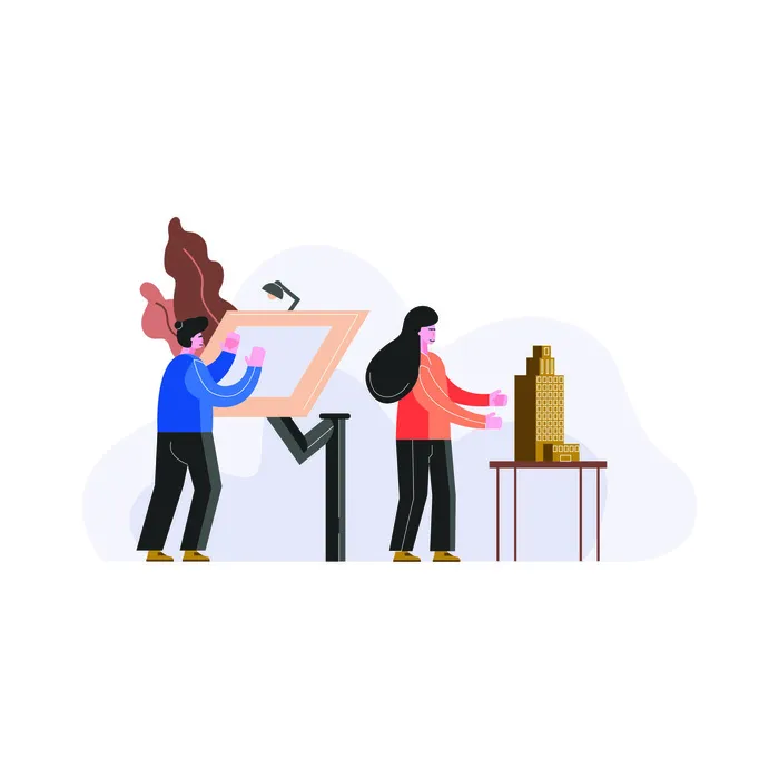 扁平化人物场景办公互联网等距ai矢量设计网页海报UI素材插画eps,ai矢量模版下载