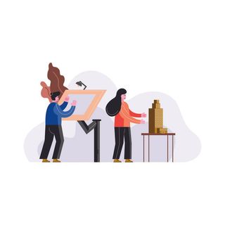 扁平化人物场景办公互联网等距ai矢量设计网页海报UI素材插画