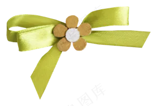 绿蝴蝶结　