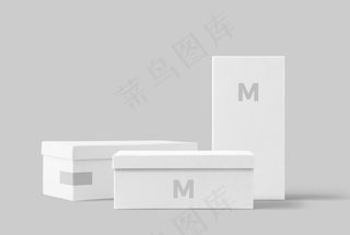 方盒外包装方形纸盒盒子礼盒包装盒样机