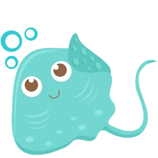 魔鬼鱼卡通简笔