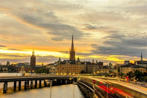 云朵下的俄罗斯景色