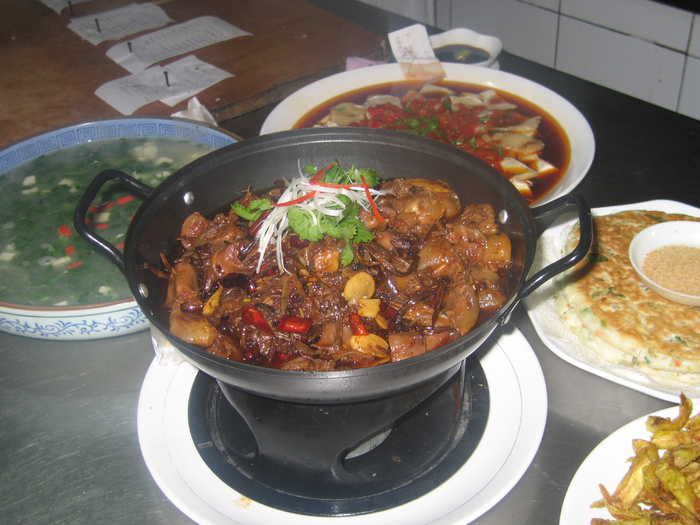 干锅牛肉36元