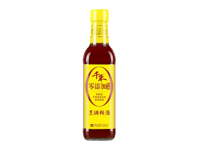 千禾_零添加料酒超市商品白底图免抠实物摄影png格式图片透明底