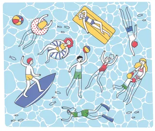 扁平化人物场景办公互联网等距ai矢量设计网页海报UI素材插画