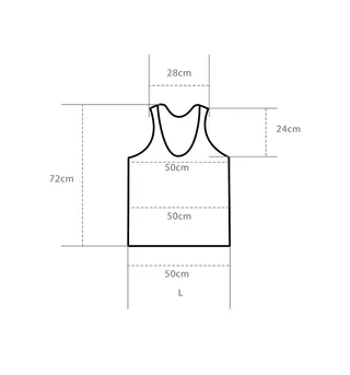 背心尺寸图