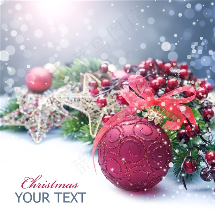 璀灿圣诞球饰品