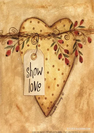 复古树藤时尚艺术插画