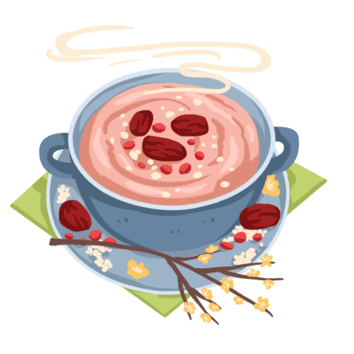 腊八粥插画