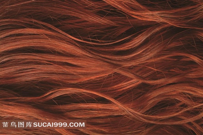 柔顺秀发特写摄影图片