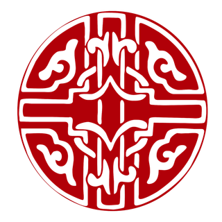 红色喜庆简约风传统吉祥纹样纹路纹理免扣PNG素材图片 (46)