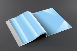 简约书籍画册样机设计