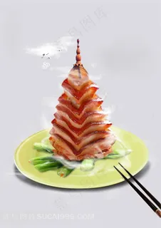 创意肉塔舌尖上的中国