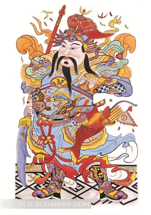 中国传统门神画像