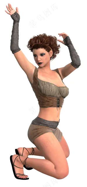 艺术人体3d模型图片