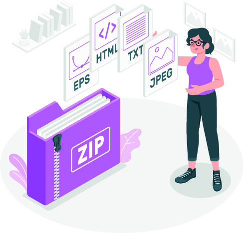 扁平化人物场景办公互联网等距ai矢量设计网页海报UI素材插画