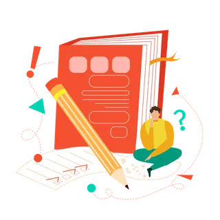 在思考数学问题的男孩_元素