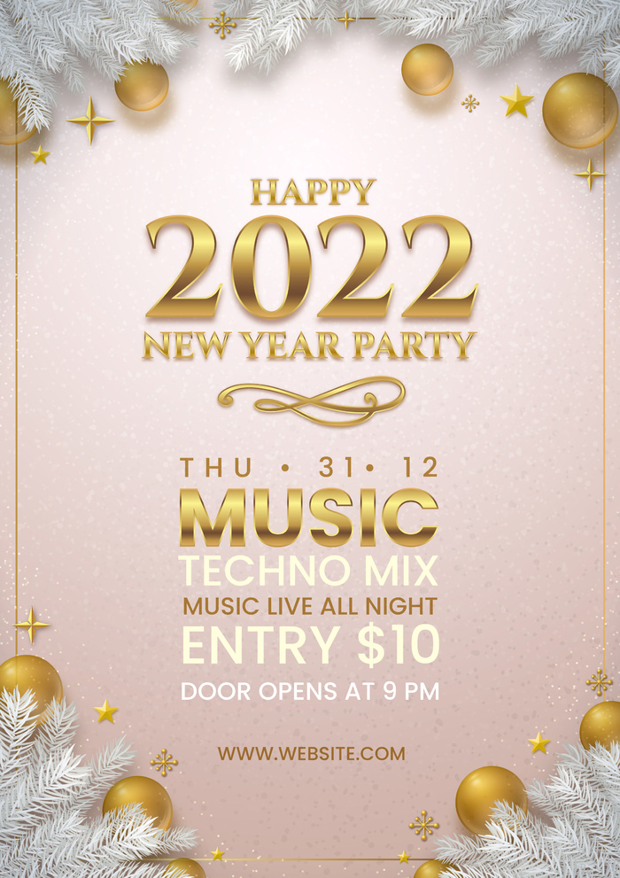 2022新年音乐会海报虎年