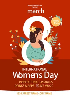 三八妇女节海报女神节海报