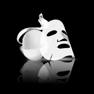 白色蚕丝面膜面膜化妆品素材png 白色蚕丝面膜面膜化妆品素材png