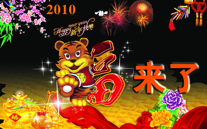 2010新年快乐图片