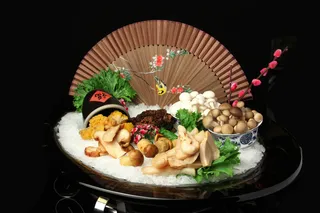 野生珍稀菌菇拼