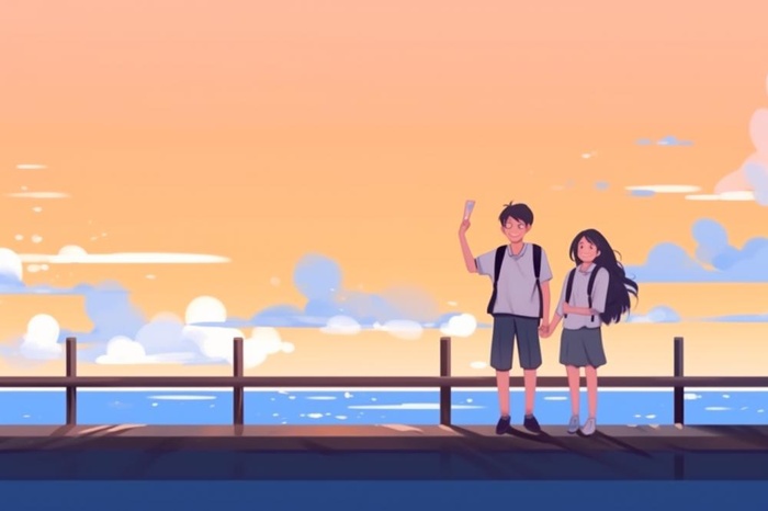 青春岁月毕业学生学校背景(1344x896)