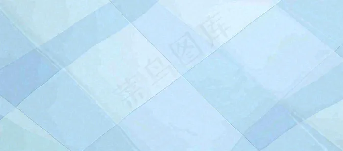 蓝色清新网格条纹，布料材质(1632x720)