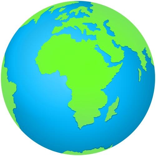 地球仪 PNG免抠(500x500)