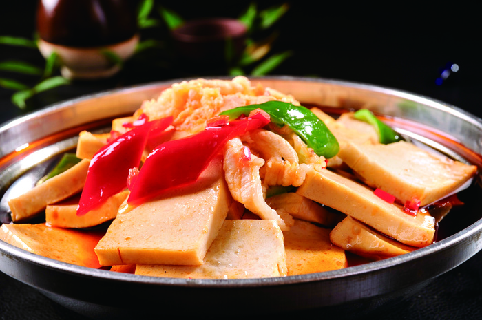 干锅美食焖锅湘菜麻辣香辣纸锅干锅千页豆腐