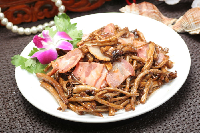培根肉茶树菇