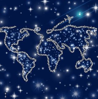 元宇宙世界天空背景墙风景