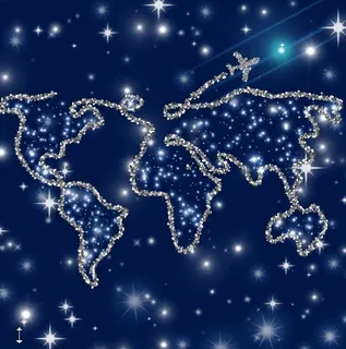 元宇宙世界天空背景墙风景