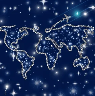 元宇宙世界天空背景墙风景