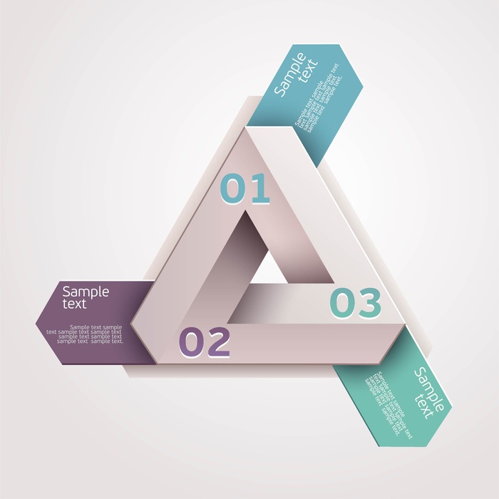 免抠潮流彩色标签eps,ai矢量模版下载