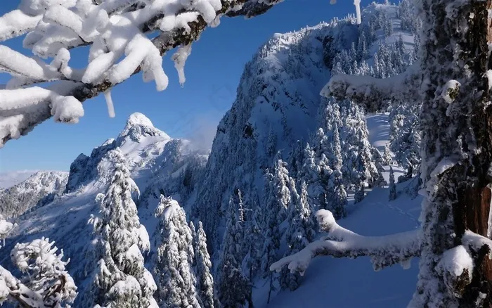 美丽圣洁的雪山