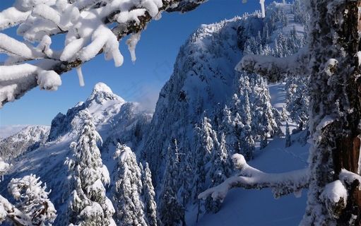 美丽圣洁的雪山