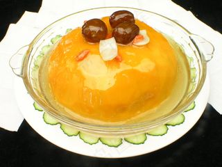 家常菜|美食|菜谱|菜单|0588蜜汁百合蒸南瓜