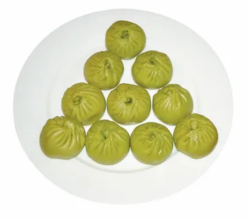 翡翠素菜包 翡翠素菜包