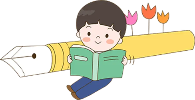 阅读 卡通 女孩