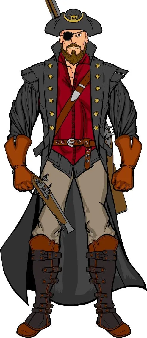 海盗 PNG免抠(494x1132)