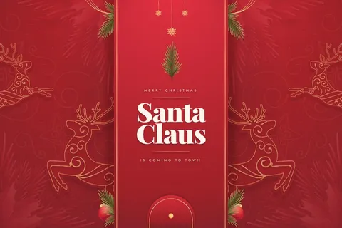圣诞海报素材
