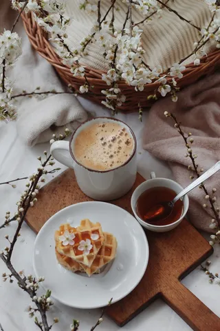 黑色美味咖啡摄影素材