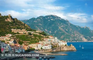 海边城市高清摄影图片