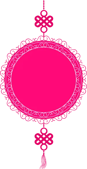 挂件卡通玫红色简笔少儿兴趣班